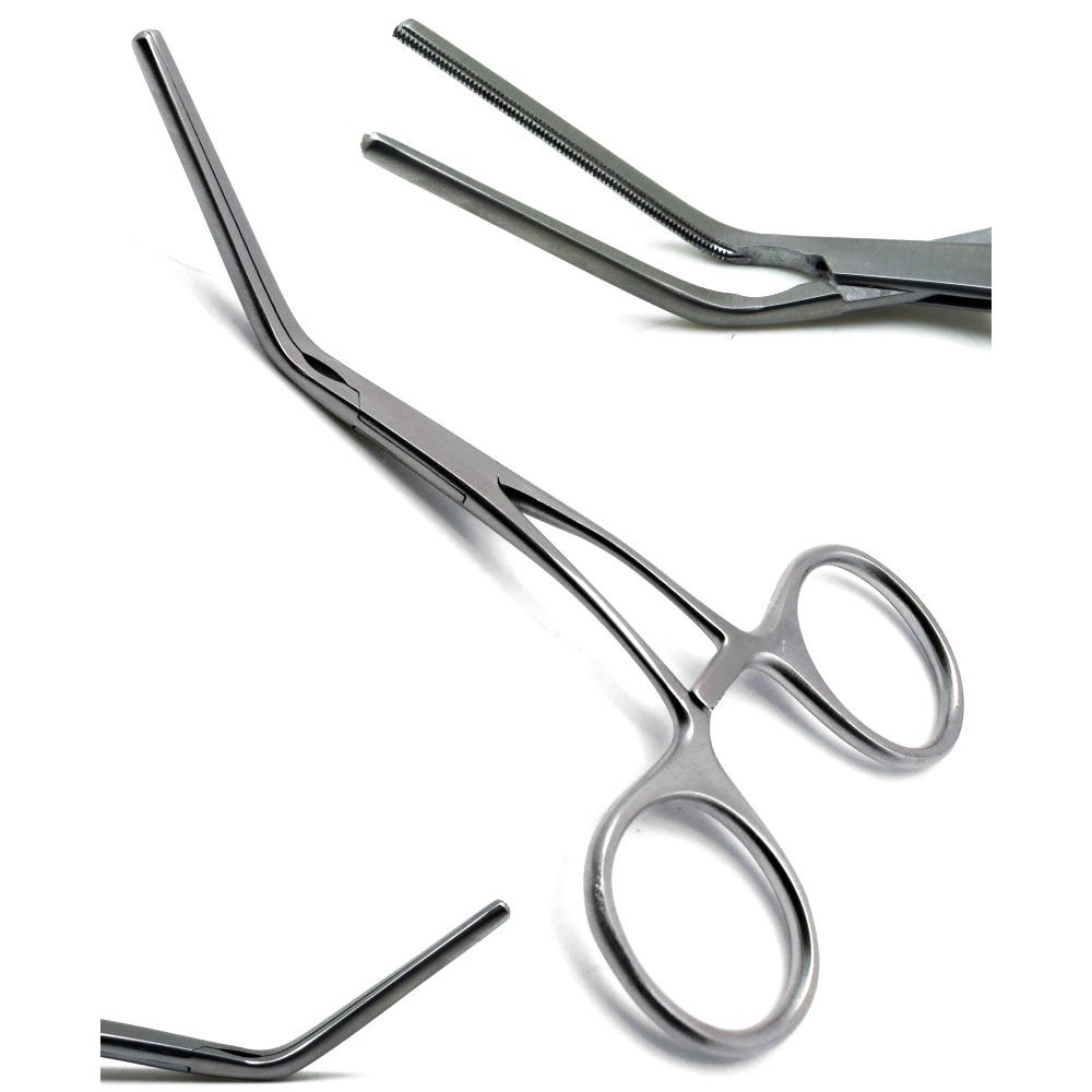 Vascular clamp forceps